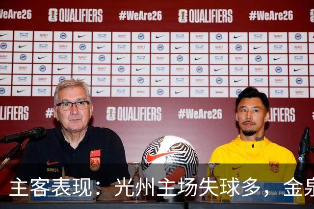 主客表现：光州主场失球多，金泉尚武客场少败