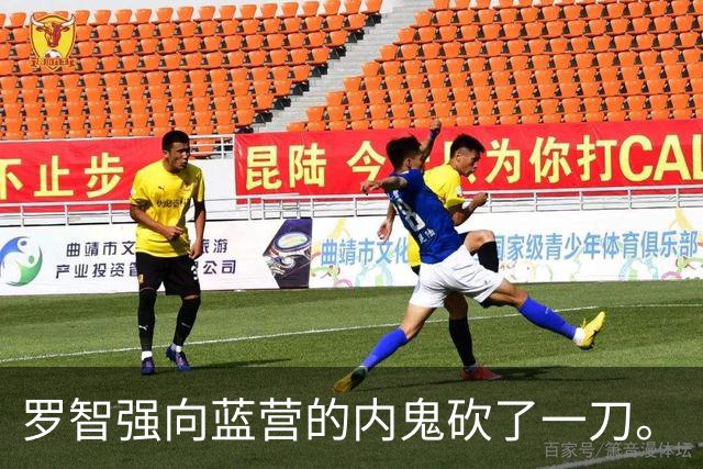 罗智强向蓝营的"内鬼"砍了一刀。